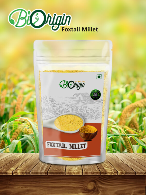 BIORIGIN 100% NATURAL FOXTAIL MILLET IN POUCH, 500gms